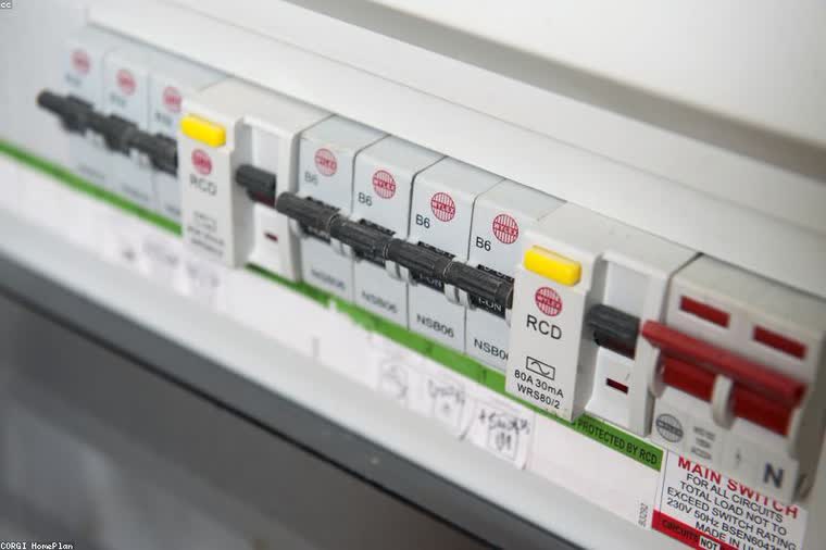 Panel Upgrade — labeled breakers