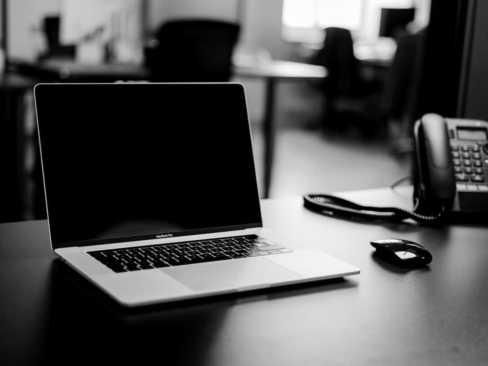 A desk set up for a strategy call