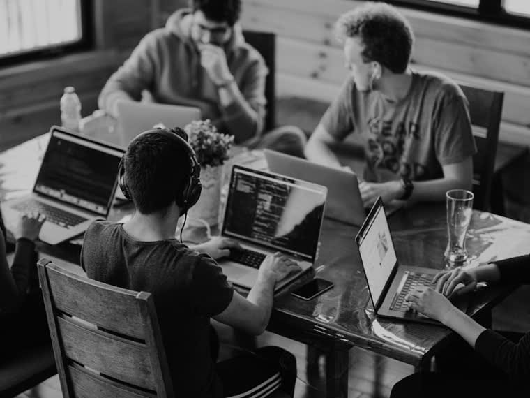 Northlight Studio's team in a working session