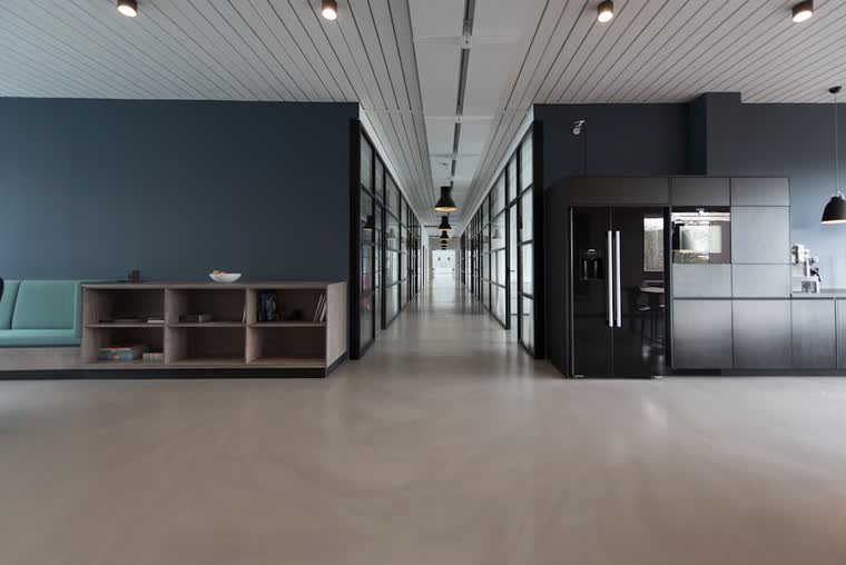 Inside the Meridian office in Lower Downtown